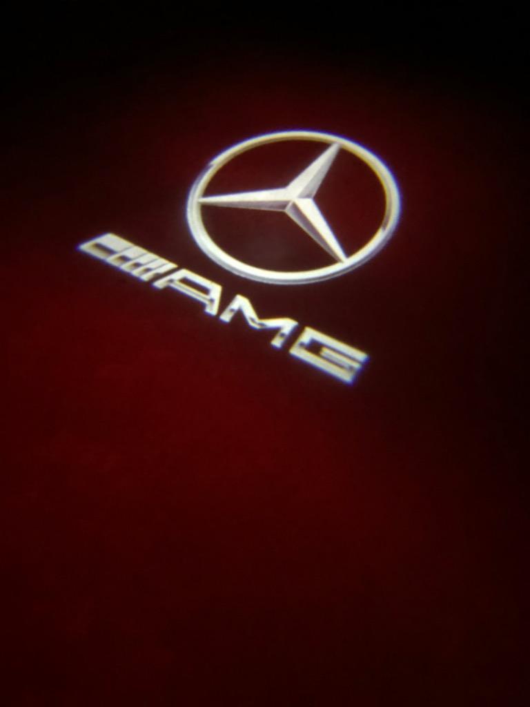Mercedes Benz メルセデス ベンツ S ロゴ カーテシランプ LED 純正交換 