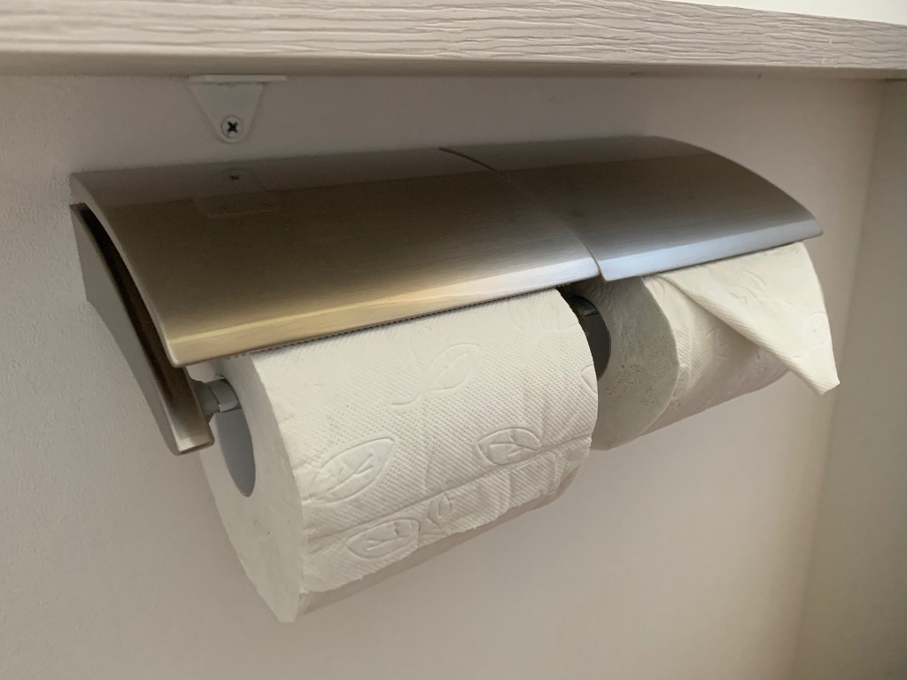 KAWAJUN ダブルペーパーホルダー SC-60M-XN | おしゃれ 高級感 2連