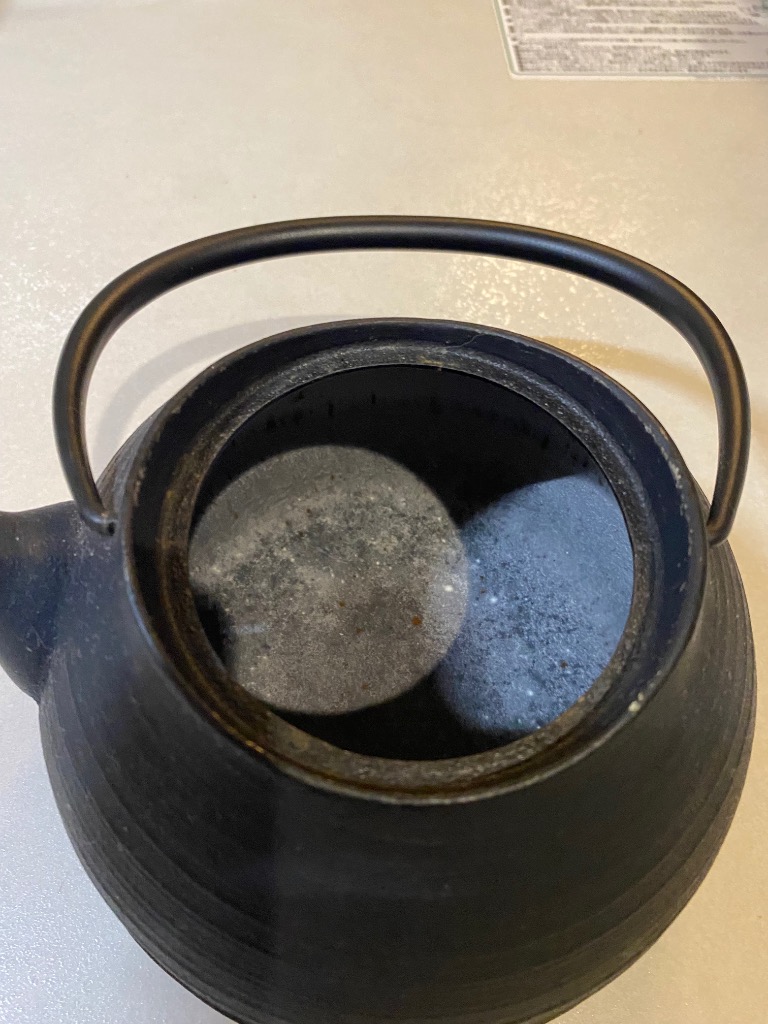壱鋳堂 ITCHU-DO 鉄瓶 刷毛目 黒 さび茶 1L 南部鉄器 51007のレビュー