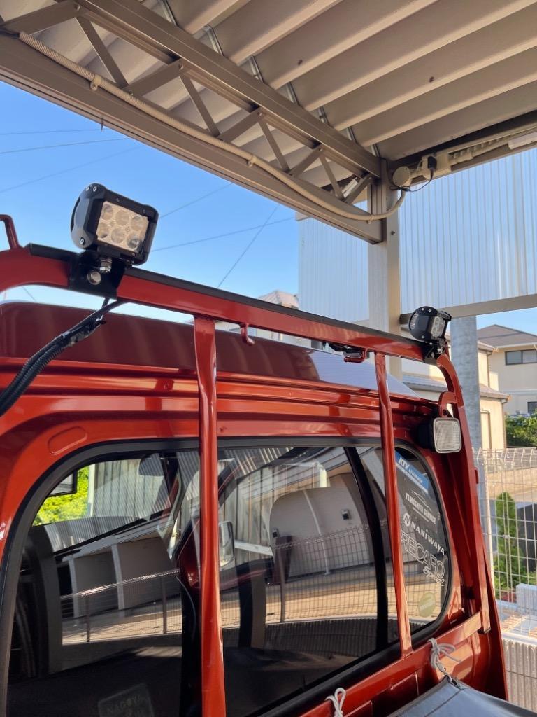 e-auto fun LEDワークライト 作業灯 CREE製 18W 広角タイプ 角型