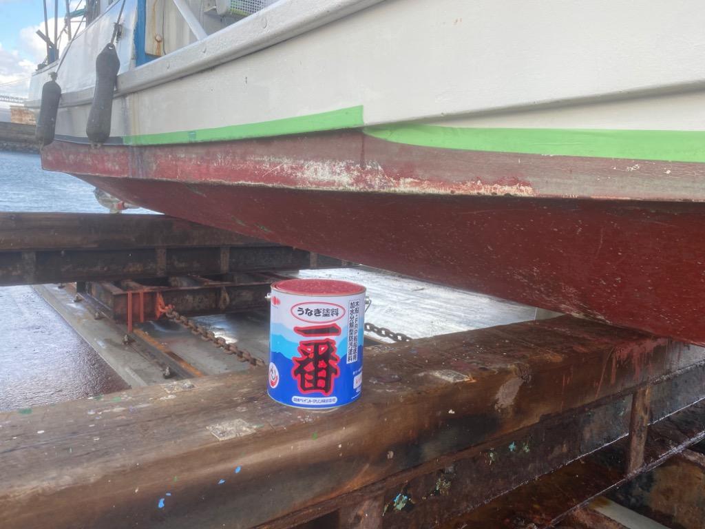 船底塗料 塗料 うなぎ一番 赤 4kg ボート 船舶用 ペンキ ニッペ レッド 