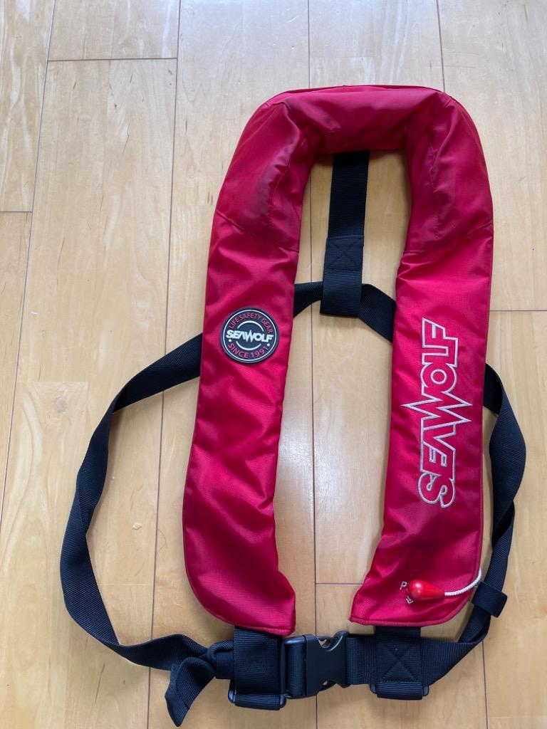 ライフジャケット 桜マーク タイプA 首掛け SW-J-F03-RD レッド