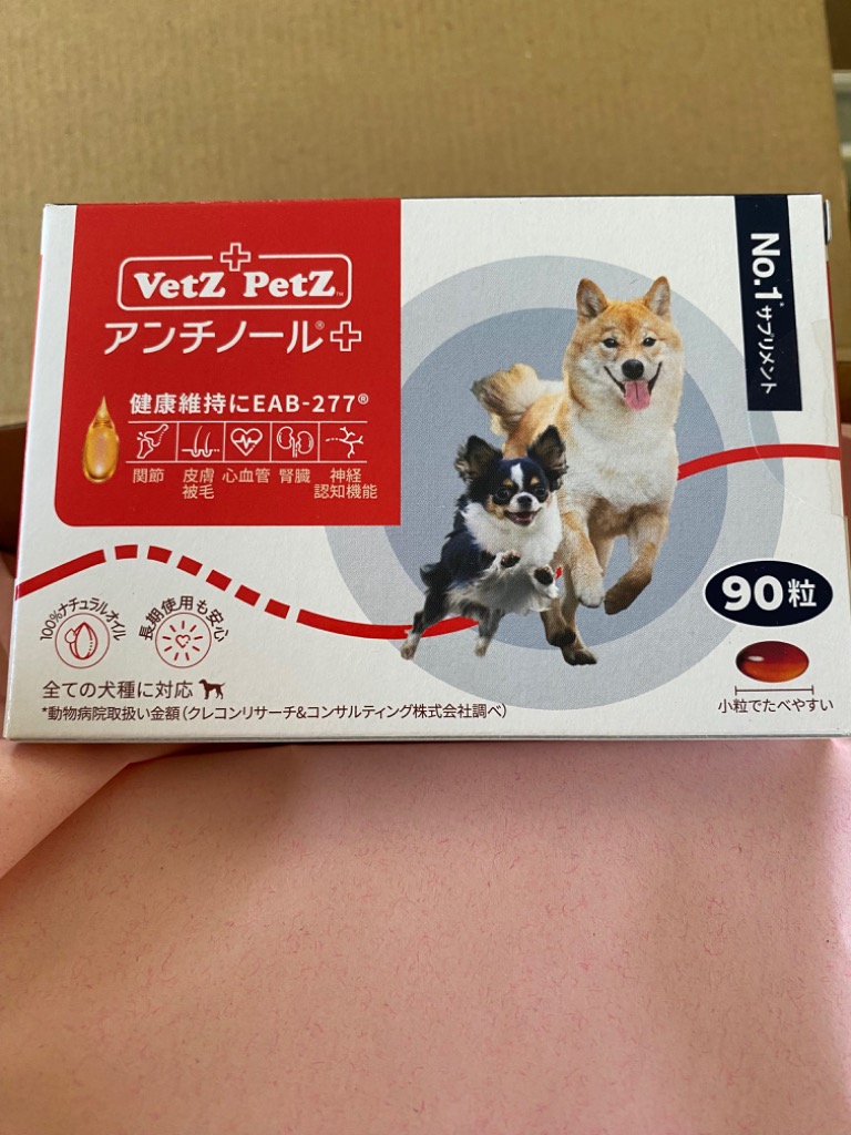 アンチノール プラス 犬用サプリメント 90粒 : s-an0011303003 : セラフィーネット Yahoo!ショッピング店 - 通販 -  Yahoo!ショッピング