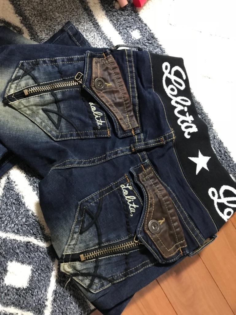 ロリータジーンズ　ウエストリブ スキニー　ストレッチ デニム serectshopzp_1786