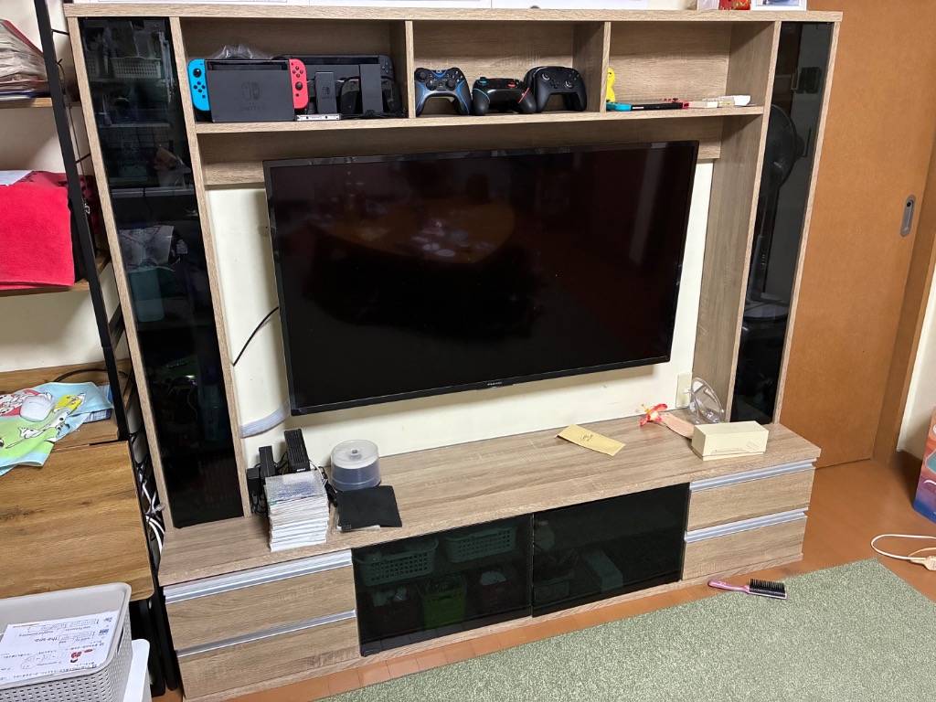 テレビ台 ハイタイプ 55インチ 60インチ 対応 180幅 収納 壁面収納