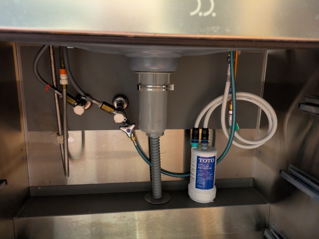 TOTO TK301AS 浄水器水栓　 ビルトイン TOTO 【TK301ASA】TOTO 元止め式浄水器専用自在水栓 ビルトイン