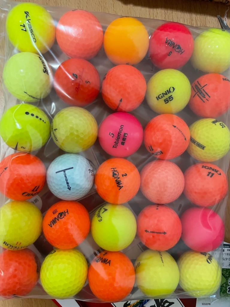 38 ロストボール ツアーステージ カラーボール色々 50球 豊富な品