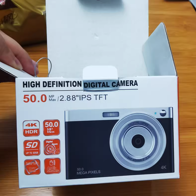 デジタルカメラ 4K 5000万画素 キッズカメラ 安い 軽量 2.88