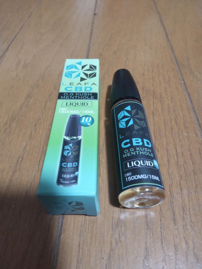 LEAFA CBD リキッド 15ml 本体 CBD CBDリキッド テルペン ペン 本体 10