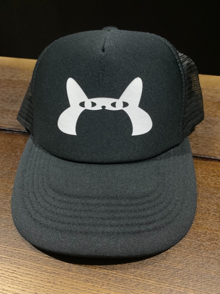 シャレもん 猫 ネコ 猫の日 キャップ ( 黒 キャップ ニャンダー