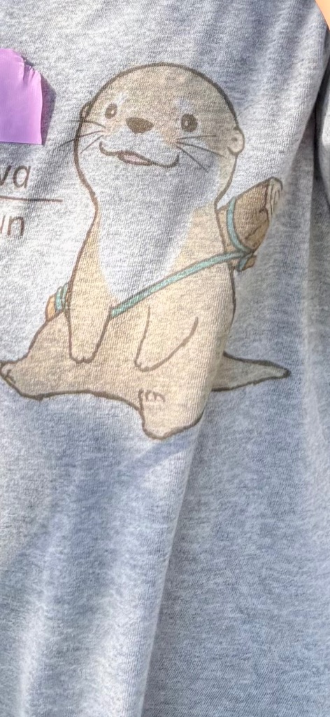 シャレもん こつめかわうそはちくん ( Tシャツ おすわり USO8