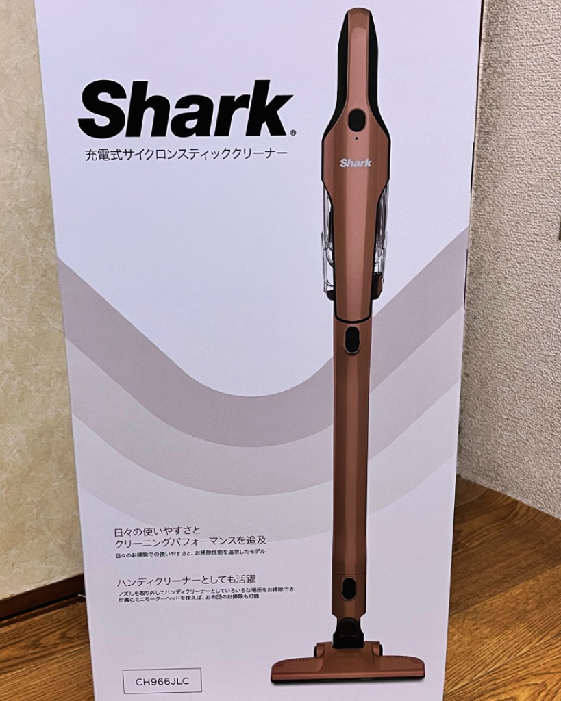 店内全品ポイント10% シャーク Shark 充電式サイクロンスティッククリーナー CH966J