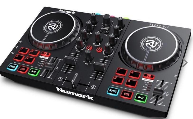 Amazon.com: Numark Party Mix - Complete DJ Controller Set