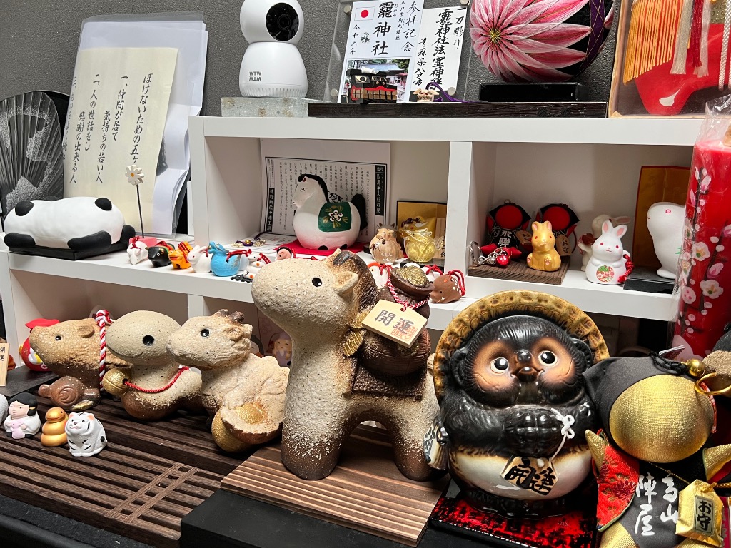 干支置物 信楽焼うま 干支 午 干支おきもの 信楽 馬 しがらき