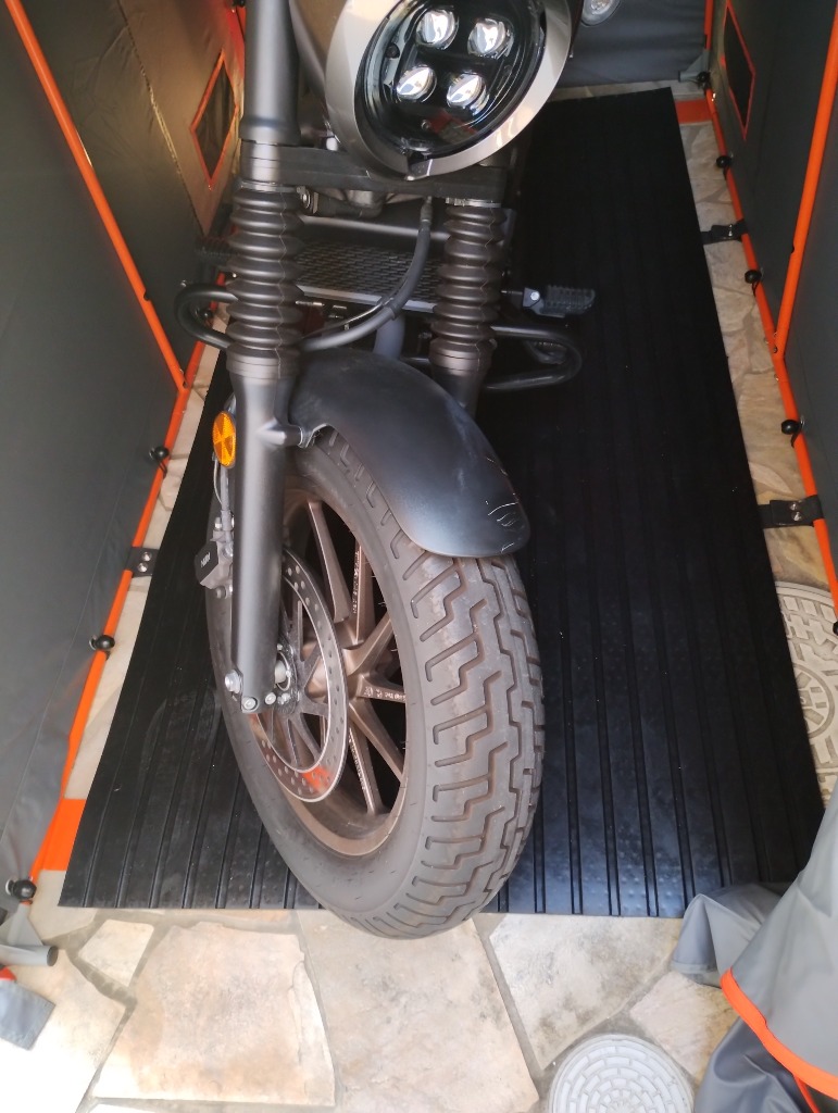 P2倍!】 ゴムマット 屋外 10mm 1m×2m 25kg バイクマット