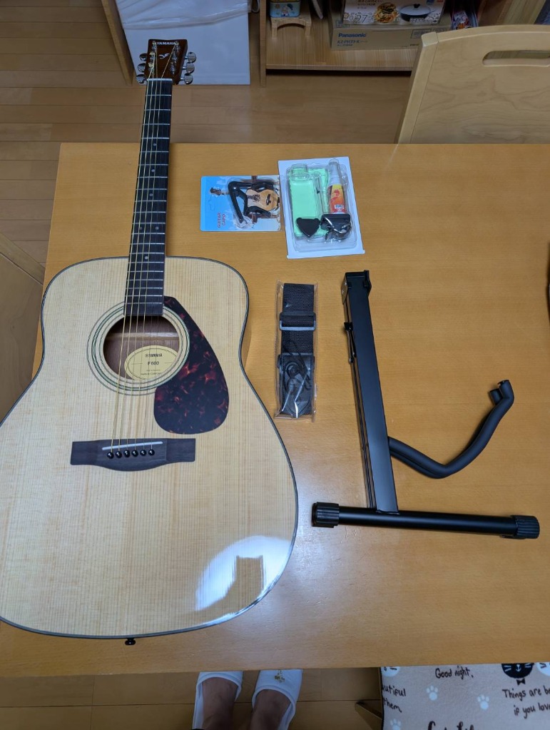 極美品 YAMAHA F600 アコースティックギター　アコギ　ヤマハ　初心者 Amazon | YAMAHA F600 アコースティックギター 初心者 セット