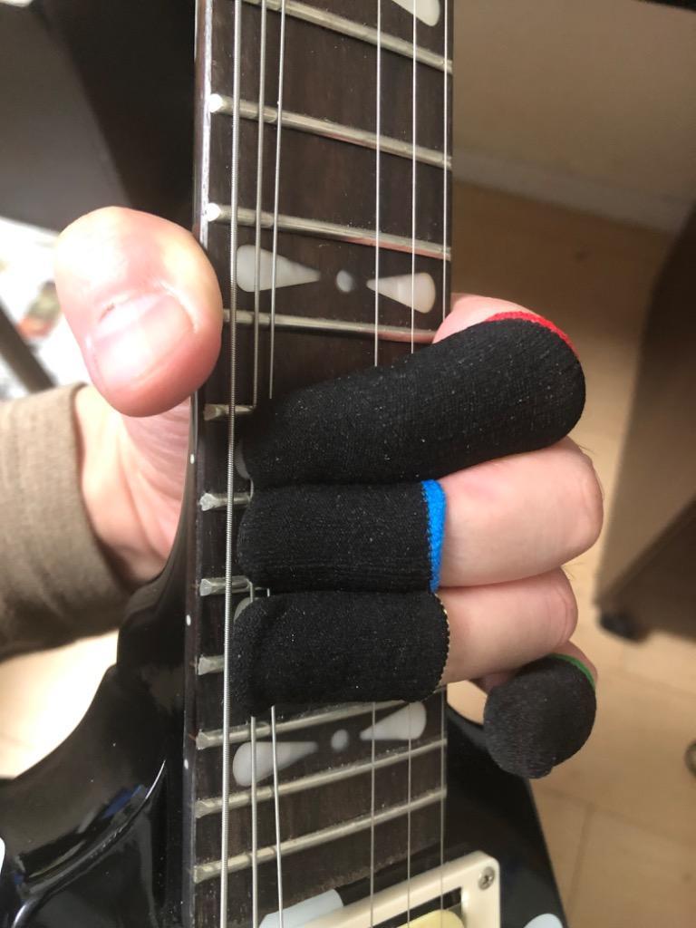 メーカー直売】 EDGEAR イーディーギア EYS-2 指が痛くなりにくいギター用指サック 〔小さめサイズ〕 便利グッズ 
