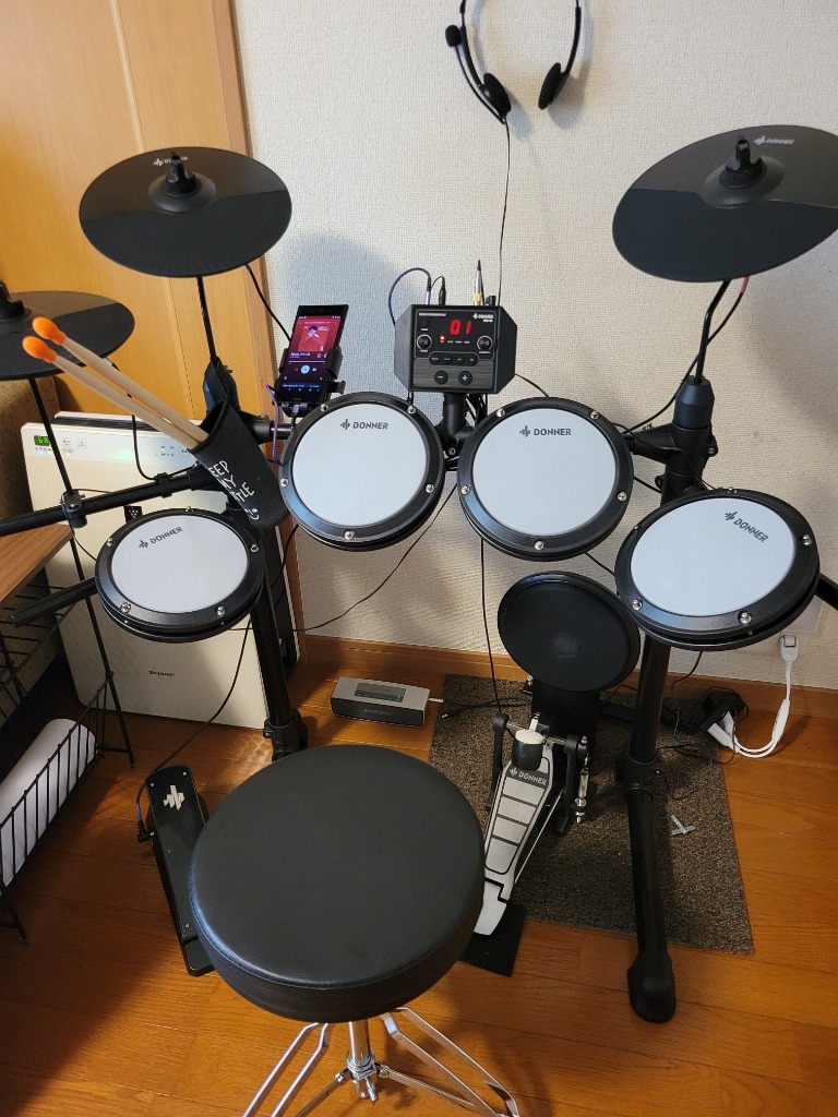 Donner ドナー DED-80P 電子ドラムセット オールメッシュパッド