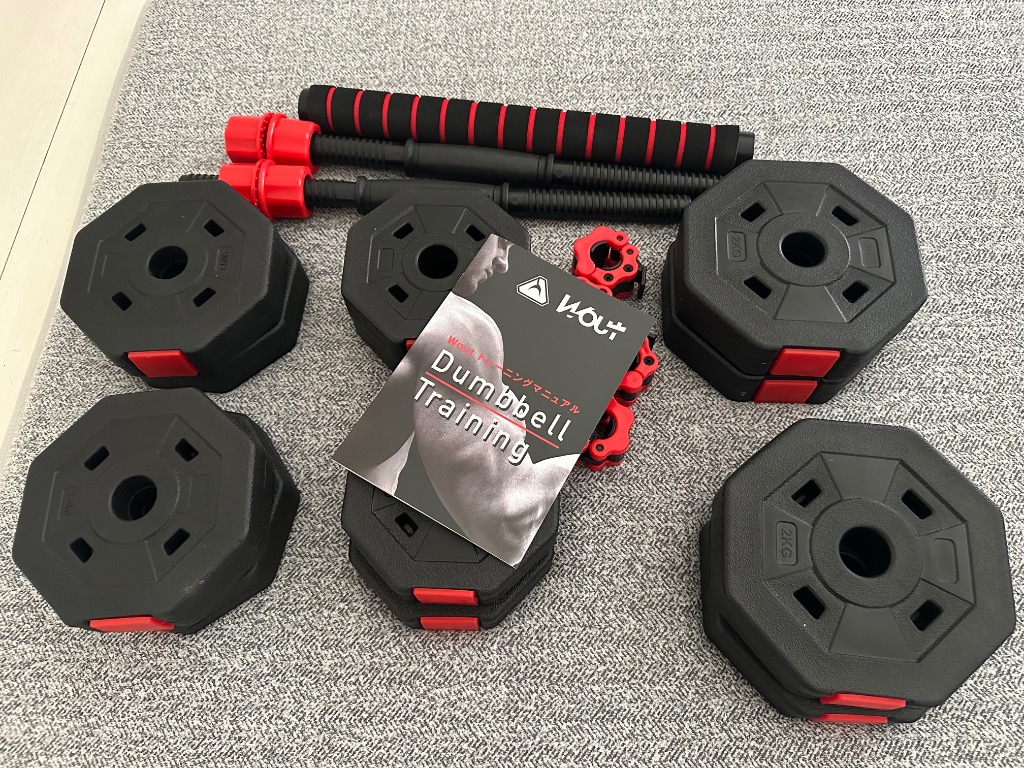可変式ダンベル ダンベル 可変式 10kg×2 10キロ 合計20キロ 20kg 新品】ダンベル 可変式 10kg可変式ダンベル 20kg 多機能 2個