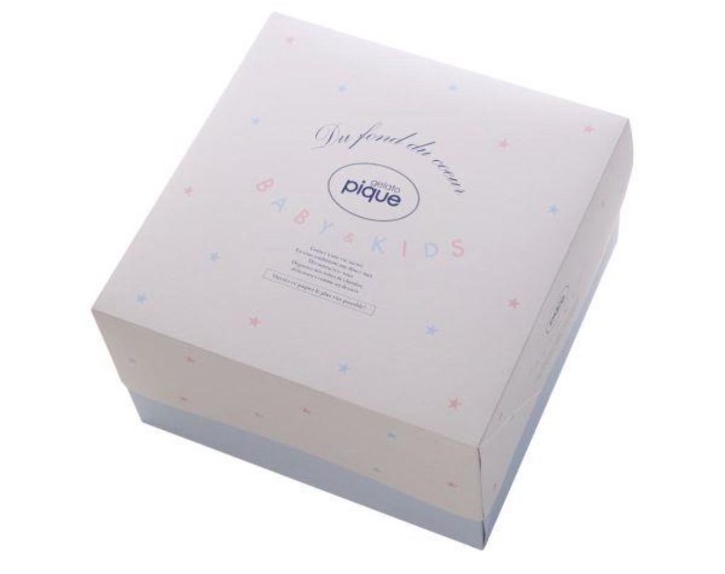 ラッピングサービス】gelato pique ショッパー付きギフトBOX(BLU