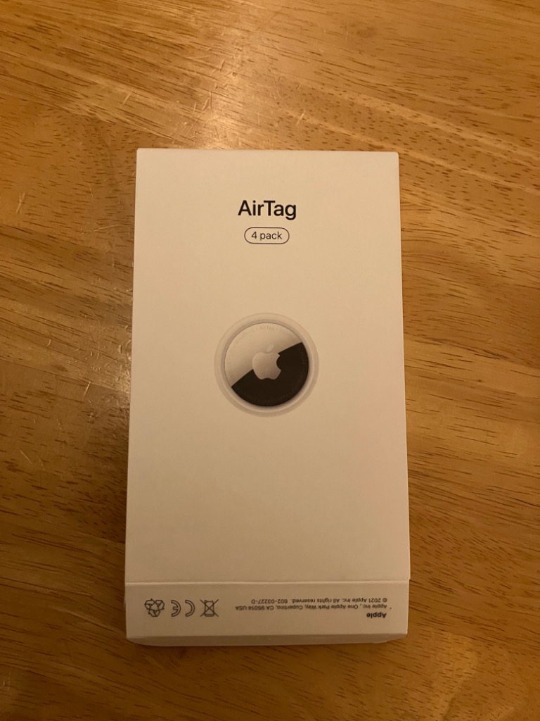 エアタグ Apple AirTag アップル 4個入り 保証未開始 国内正規品 正規 