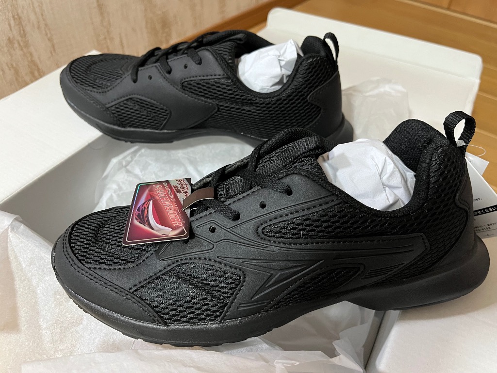 aya_商品 瞬足 アキレス しゅんそく JJ-196 黒 21cm〜26cm キッズ