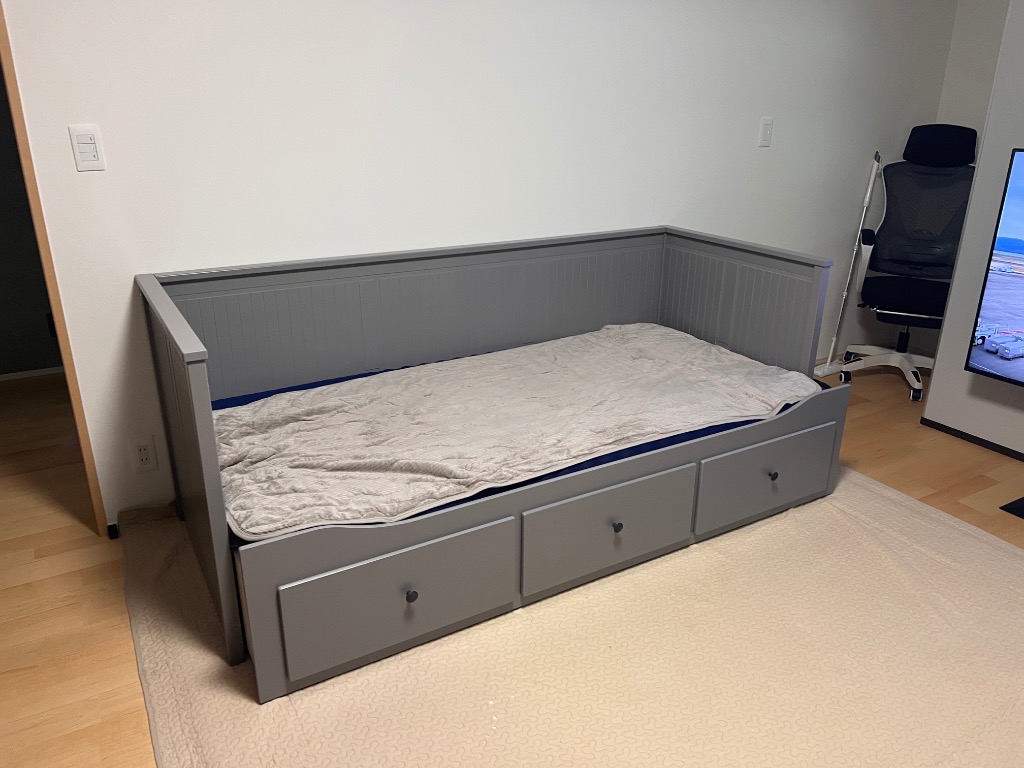 イケア IKEA/イケア HEMNES/ヘムネス デイベッドフレームすのこ