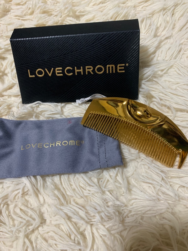 LOVECHROME ラブクロム 公式 (R)K24GPツキ ゴールド 美髪コーム