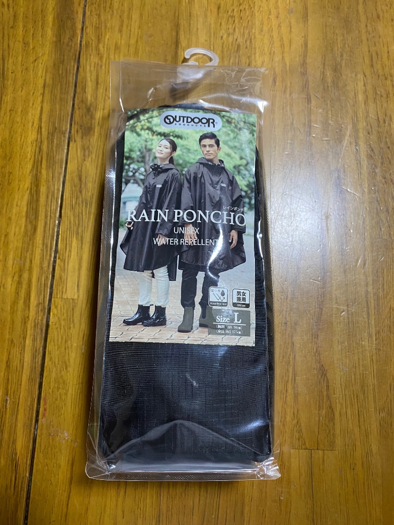 OUTDOOR PRODUCTS OUTDOORレインポンチョ はっ水 シンプル 男女