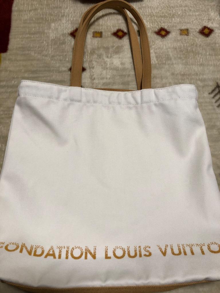 フォンダシオンルイヴィトン 美術館キャンバスバッグ ホワイト LOUIS VUITTON Fondation Louis Vuitton フォンダシオン ルイ