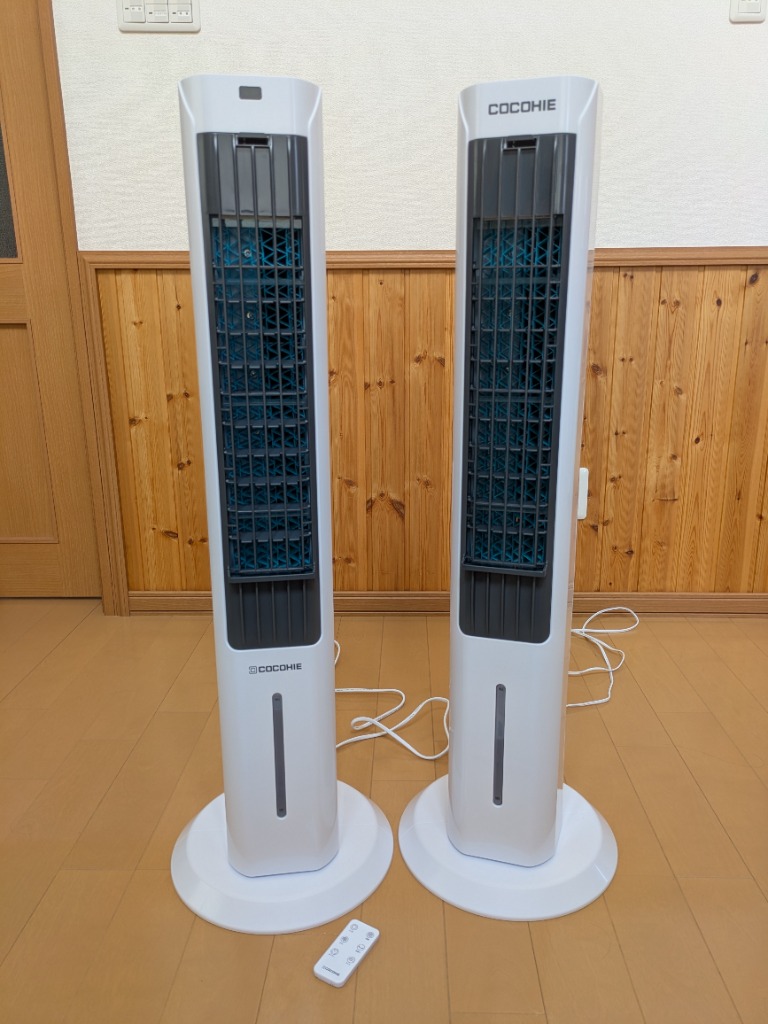 ショップジャパン ここひえ タワーT2 ひんやりセット 冷風機
