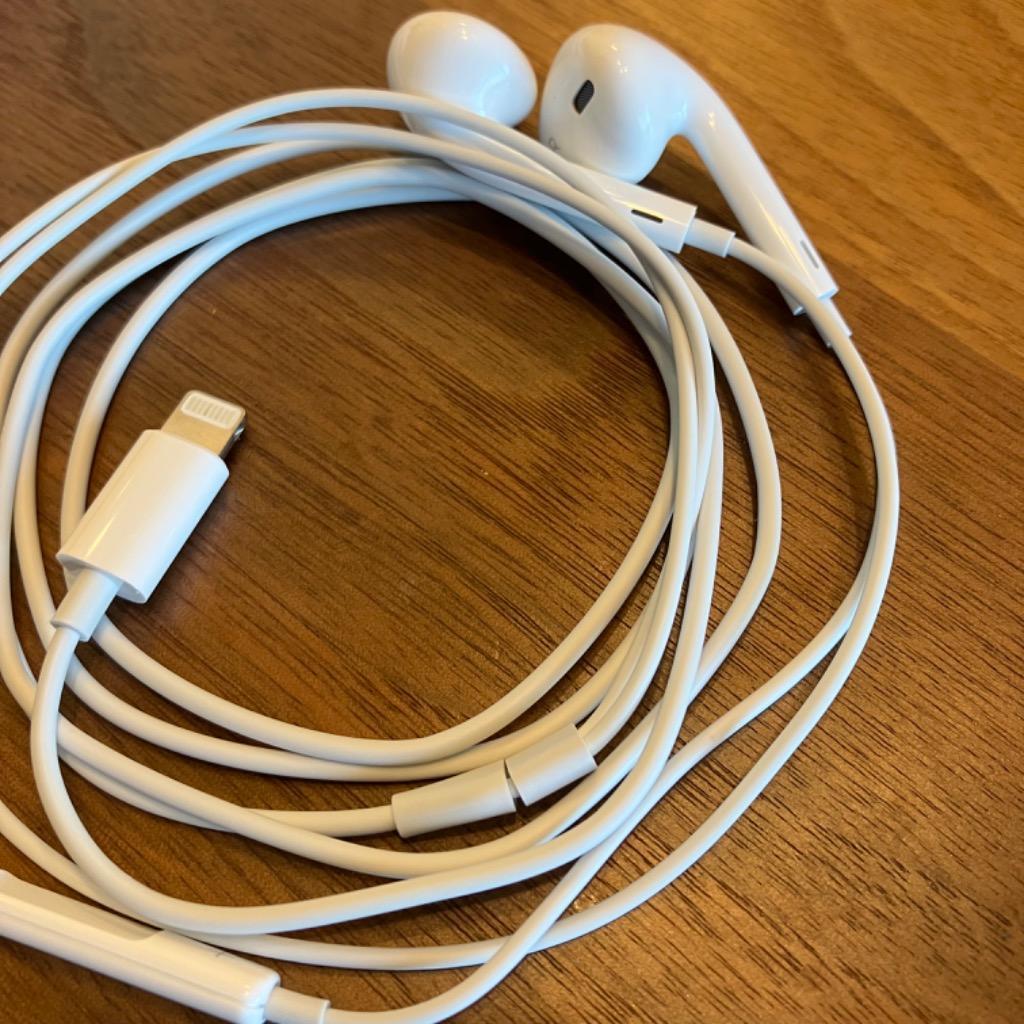 アップル apple iPhone イヤホン 純正 ライトニングコネクタ対応 EarPods with Lightning Connector  :4547597974797:セレクトショップMK 通販 