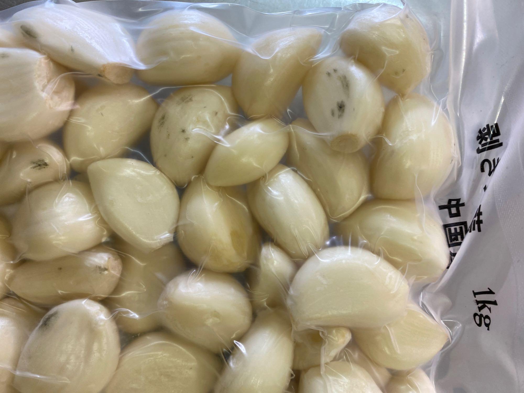 2025年度産 冷蔵 中国産 ムキにんにく 大粒サイズ 1kg×10パック