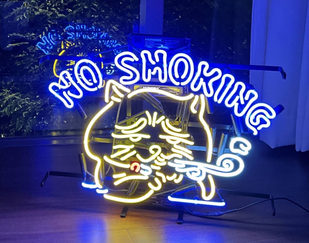 NO SMOKING ネオンサイン ネオンライト ギフト 省エネ バー カフェ