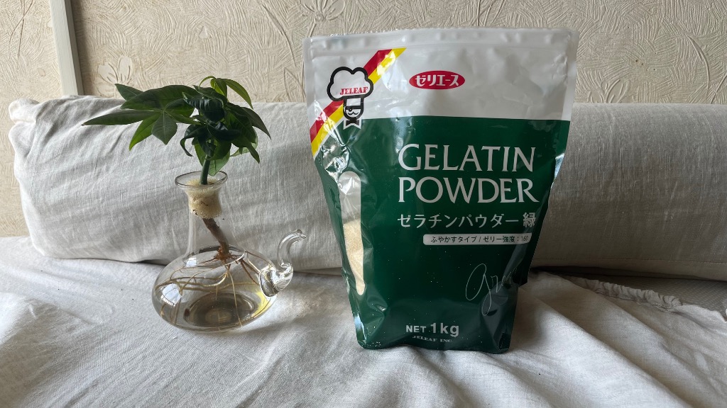ジェリフ ゼリエース ゼラチンパウダー 緑 1kg 2個セット ゼリエース ゼラチンパウダー緑 1kg × 2個 ジェリフ[旧野洲化学
