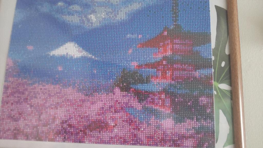 ダイヤモンドアート ビーズ刺繍キット 富士山 桜 日本 京都 青空 初心者 ダイアモンドペインティング インテリア 手芸 ハンドメイド クロスステッチ  送料無料 :dai-003:クロスステッチキット-シフォン - 通販 - Yahoo!ショッピング