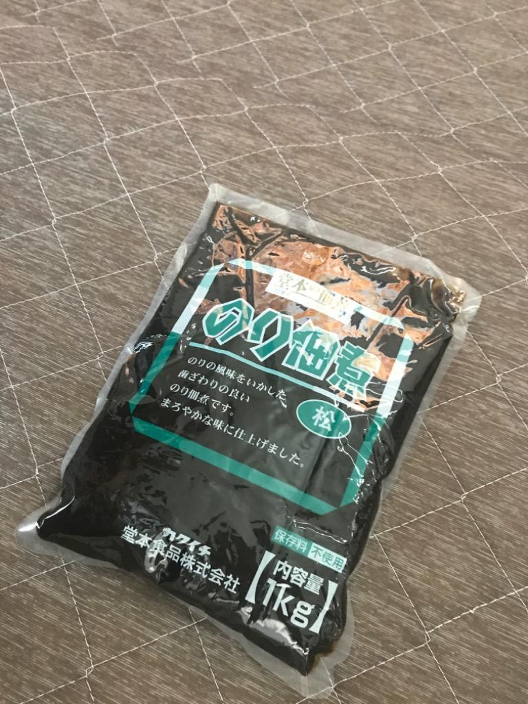 384円 大人の上質 のり佃煮 1kg 松 堂本食品 海苔 佃煮 大容量 業務用 保存料不使用 送料無料 メール便