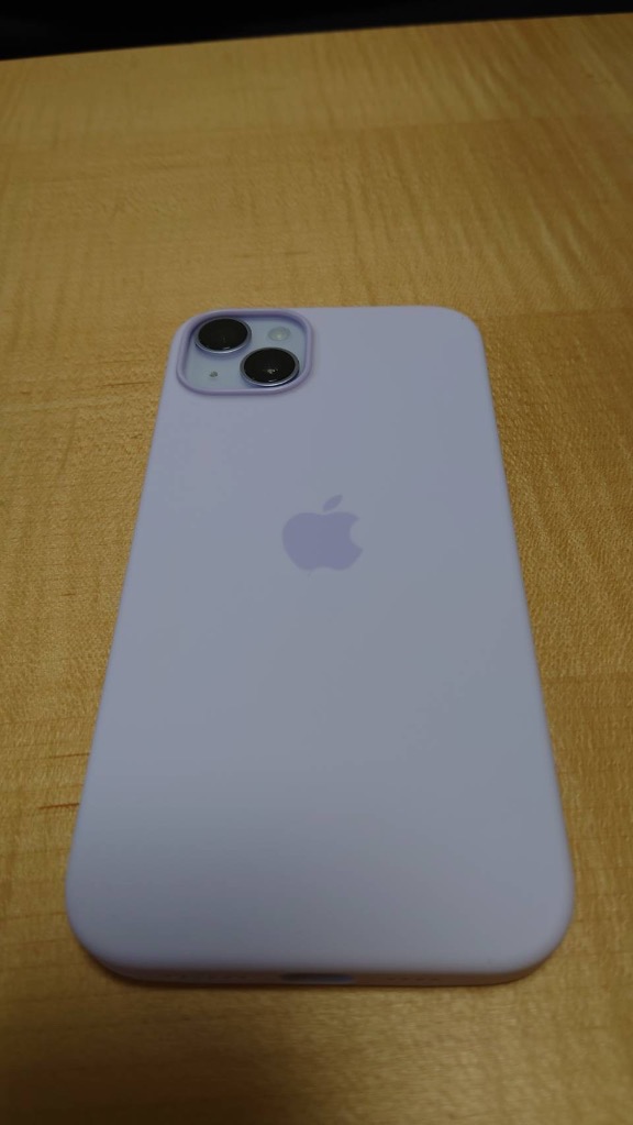 Apple 純正 iPhone 14 Plus シリコンケース ライラック 紫 MagSafe対応 
