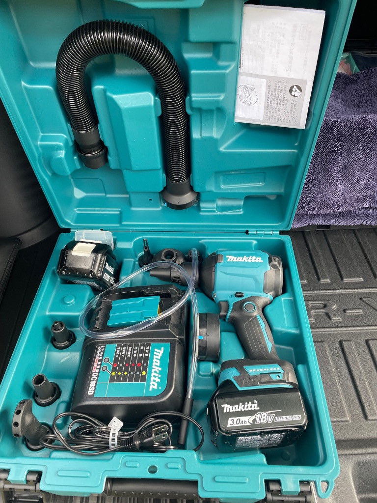 マキタ □マキタ 18V 充電式エアダスター AS180DZ 本体+収納 マキタ □マキタ 18V 充電式エアダスター AS180DZ 本体+収納