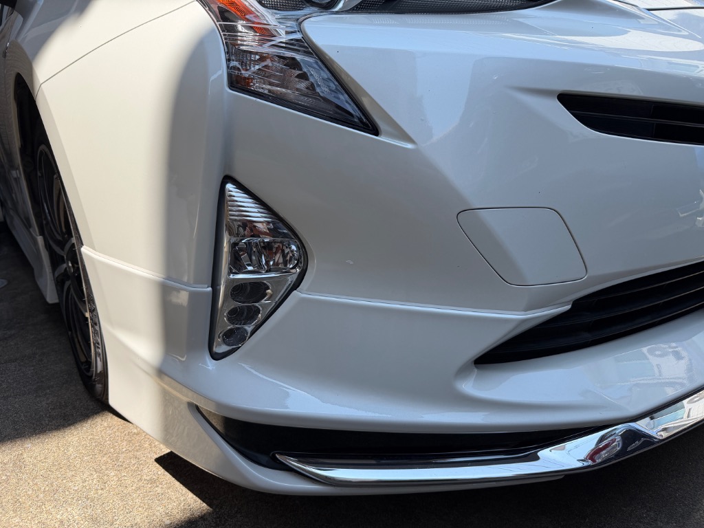 50プリウス前期用フォグランプカバー イエロー ブルー : シックス