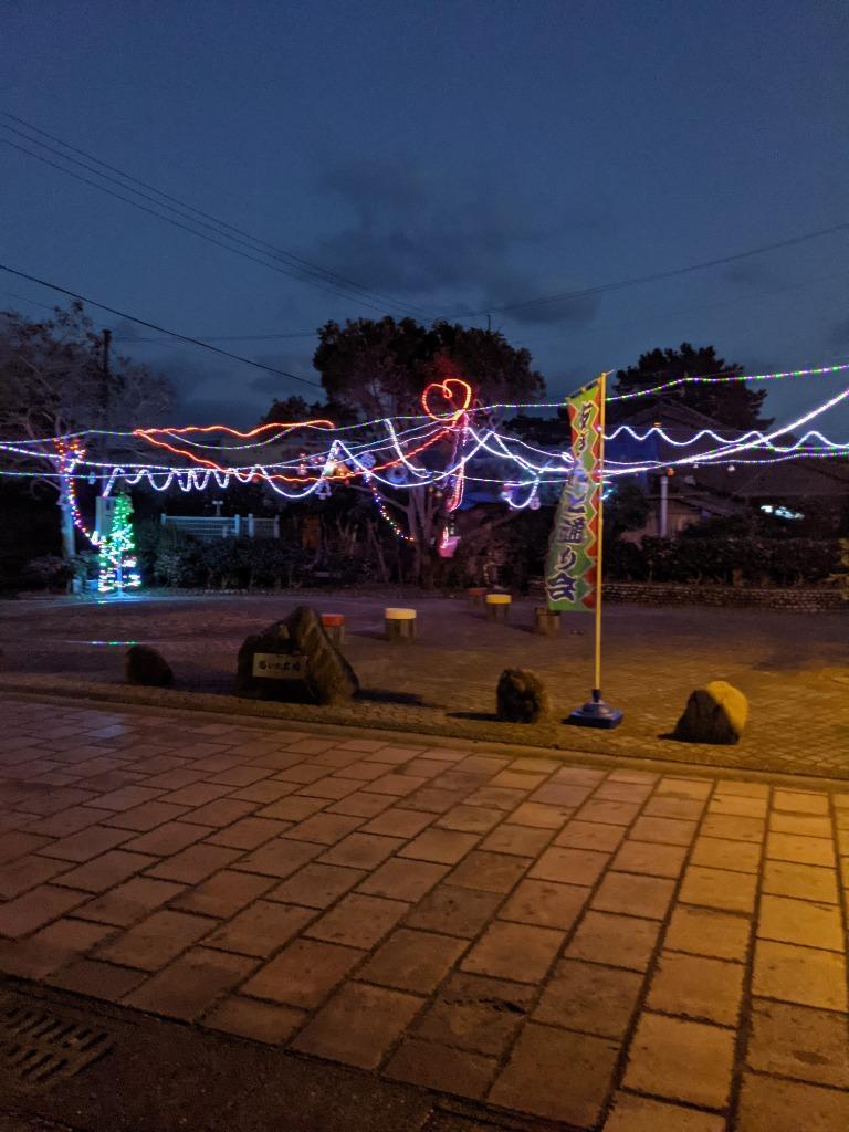 常時点灯電源ケーブル付き LEDロープライト(チューブライト