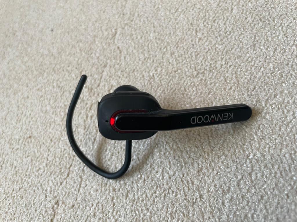 KH-M700-B ケンウッド ワイヤレスヘッドセット Bluetooth5.0 防水IPX4 片耳用 2台同時に接続可能 アクティブノイズ