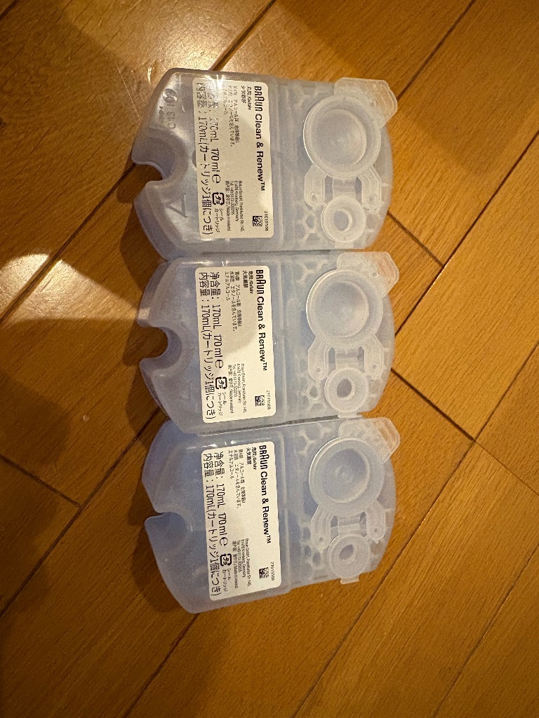 BRAUN（ブラウン） クリーン＆リニューシステム専用 洗浄液 4個