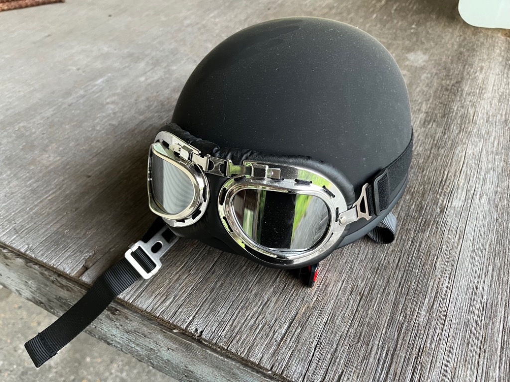 ヴィンテージタイプゴーグル ヘルメット用ゴーグル フリーサイズ