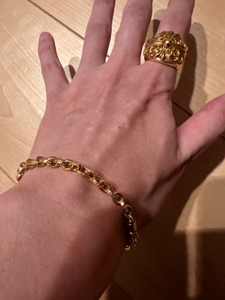 CHROME HEARTS PAPERCHAIN BRACELET クロムハーツ 22K ペーパー