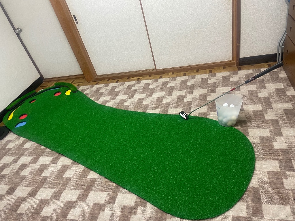 Smaly パターマット 3m 大型 ゴルフ ゴルフマット パター パター