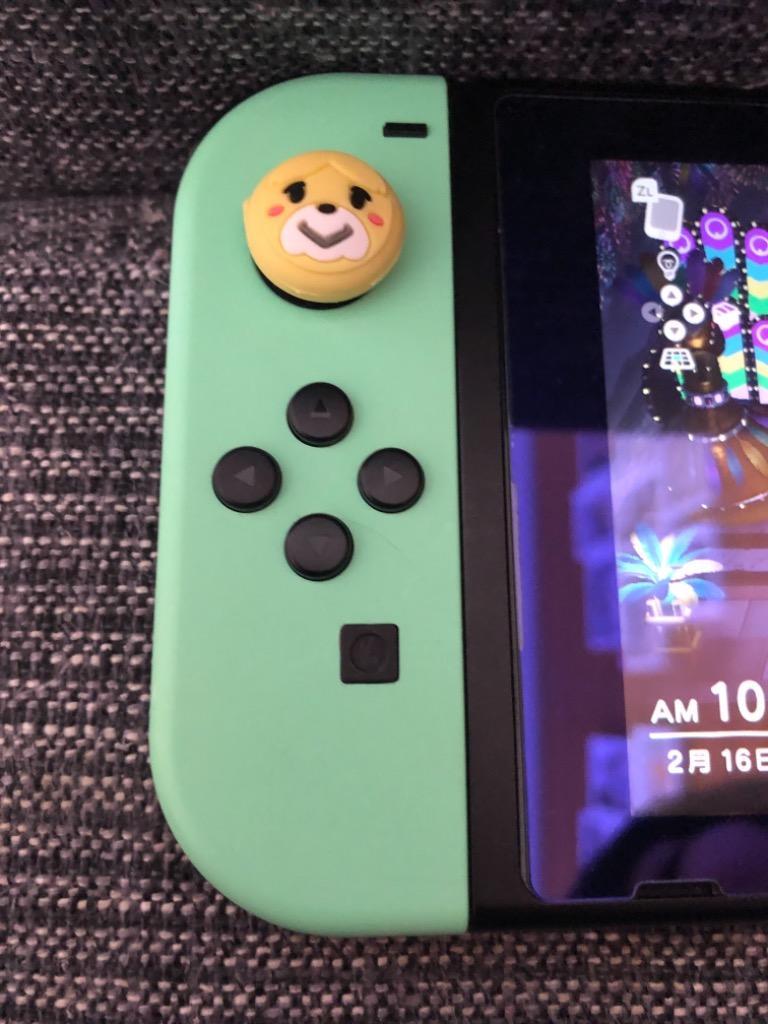 スティックカバー Nintendo Switch たぬきちJoy-Conスティックカバー 4個セットボタン保護 滑り止め 外れにくい 可愛い人気  どうぶつの森 :6825683562553tk:販売一号 通販 