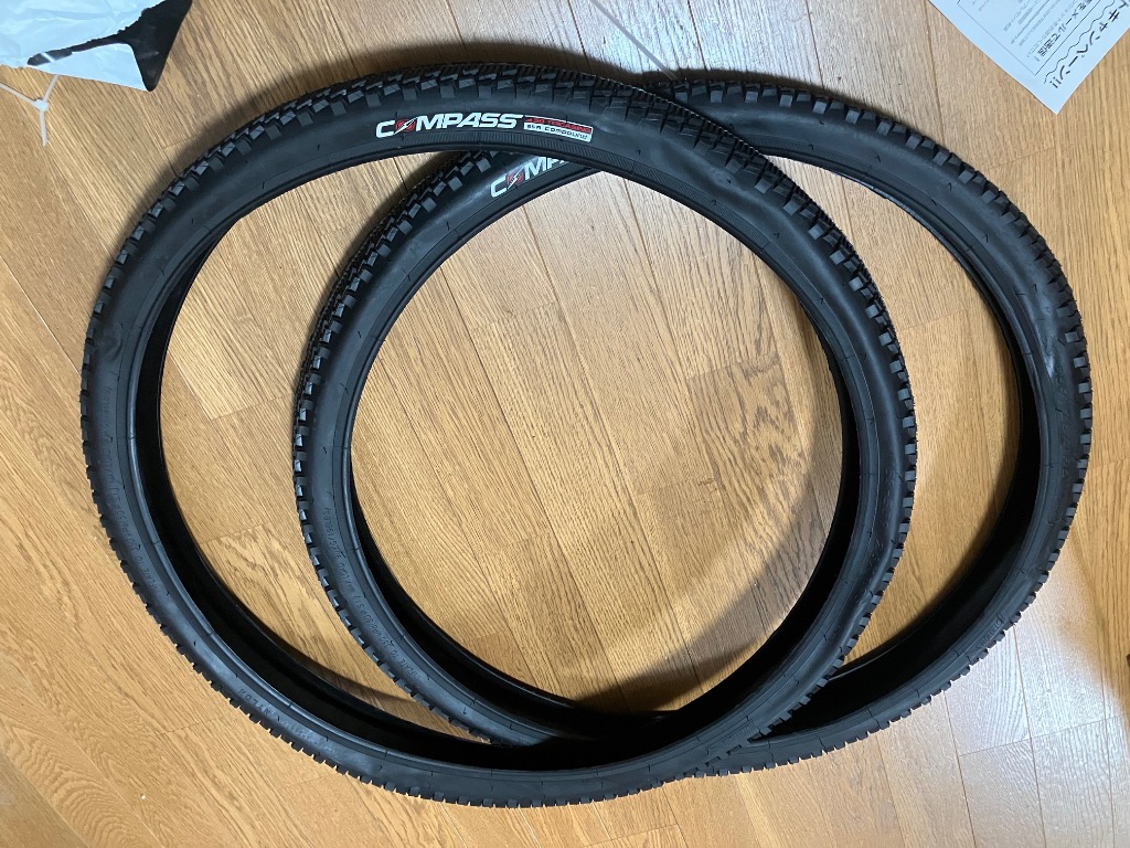 マウンテンバイク タイヤ 26インチ 2本セット 26x1.95 HE 52-559