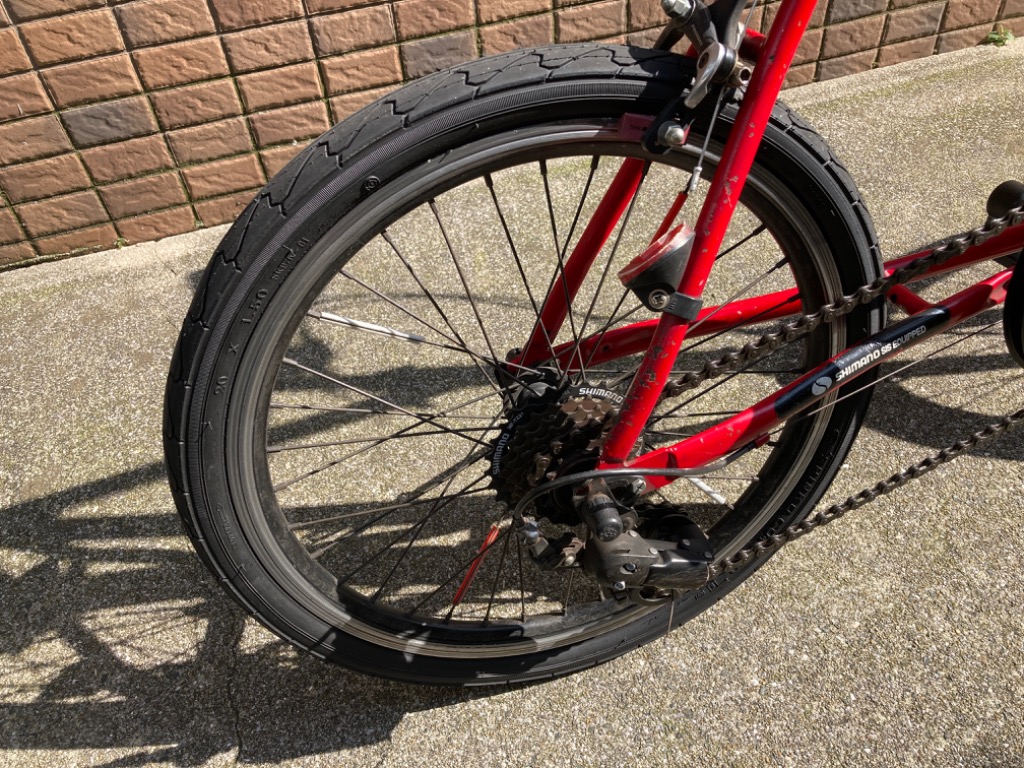 自転車 タイヤ 20インチ 20x1.5 20x1.75 HE チューブ セット 2本