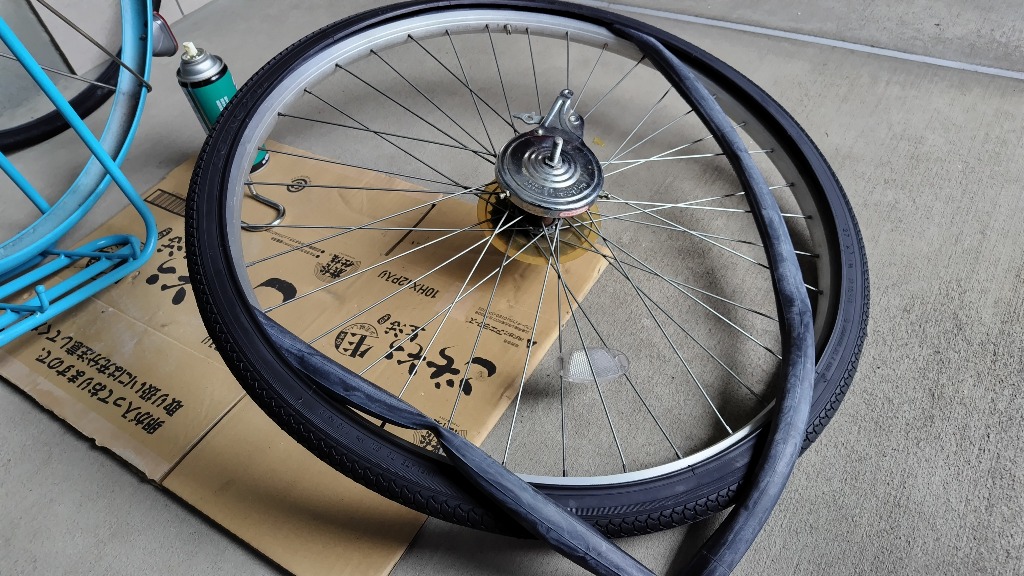 自転車 タイヤ 27インチ チューブ セット ペア 27×1 3/8 WO